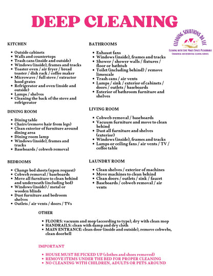 Schedule a cleaning service